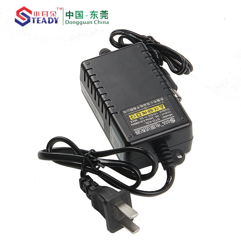 小耳朵监控电源12V2A室内双线直流电源适配器STD-K2L原装正品