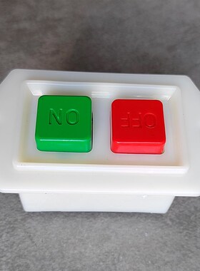 LC3-5启动停止按钮开关套丝机一开一闭绿色ON红OFF小220V电源380V