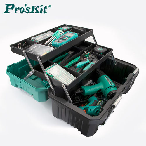 ProsKit宝工SB-510三层折叠工具箱21寸收纳箱子手提电工维修