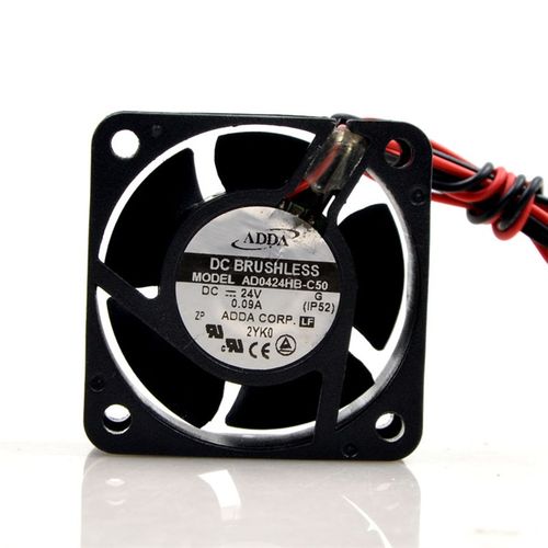 原装 ADDA AD0424HB-C50 24V 0.09A 4CM 4020 2线变频器散热 风扇
