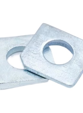 镀锌GB853方斜垫片/槽钢用平垫 缺角平垫圈 M6M8M10M12M16M20M24