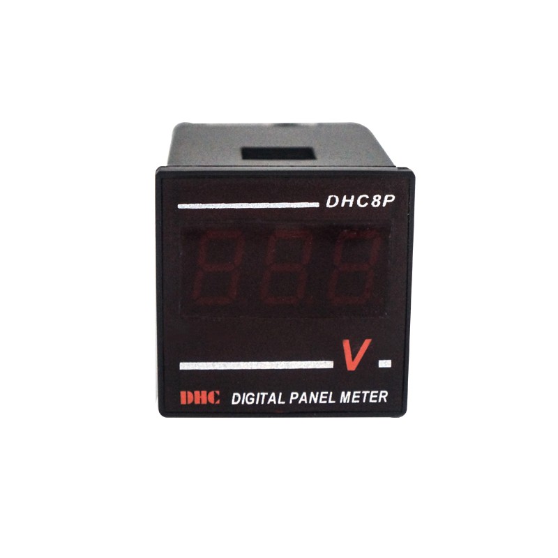 100%正品DHC 温州大华 数显直电压表DHC8P-DV/ 交流电压表DP8-AV