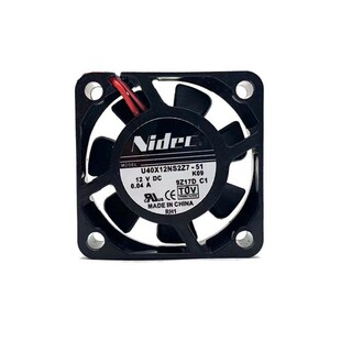 U40X12NS2Z7 12V 4CM 0.04A超静音散热风扇 4010 全新Nidec