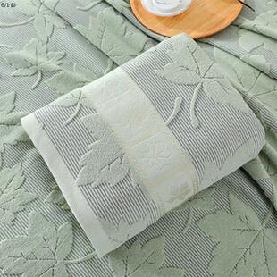 老式线毯子纯棉老式提花毛巾被单人双人夏季空调毛巾Y毯办公室盖