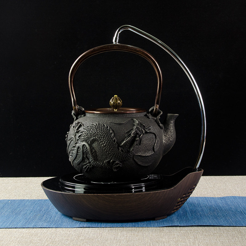 铁壶电陶炉煮茶器南部无涂层茶壶自动上水茶炉Q烧水泡茶煮茶炉套