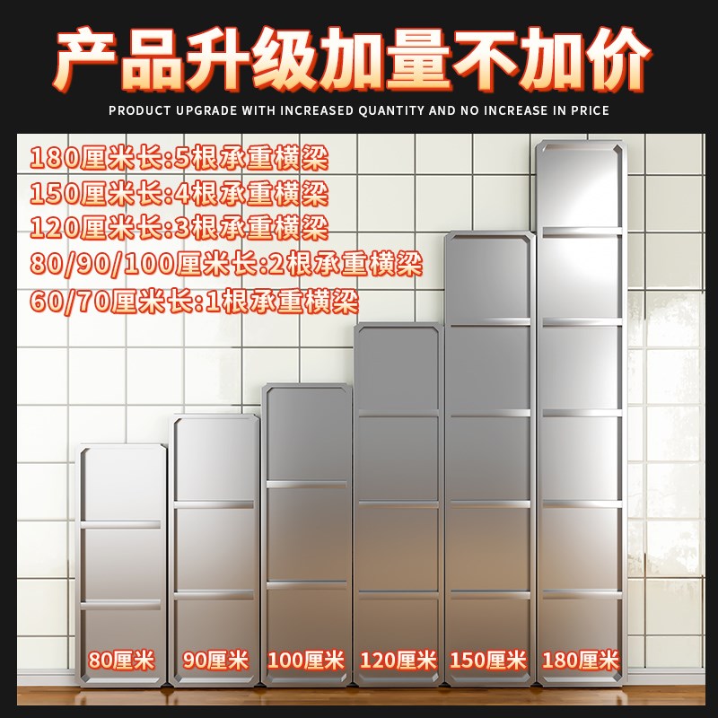厨房不锈钢壁挂置物架墙上收纳架墙壁储物柜多功S能货架挂壁式架