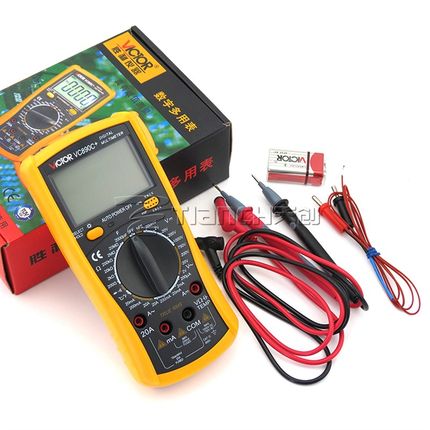 胜利数字万用表VC890D 高精度数显万能表全保护蜂鸣防烧表VC890C+