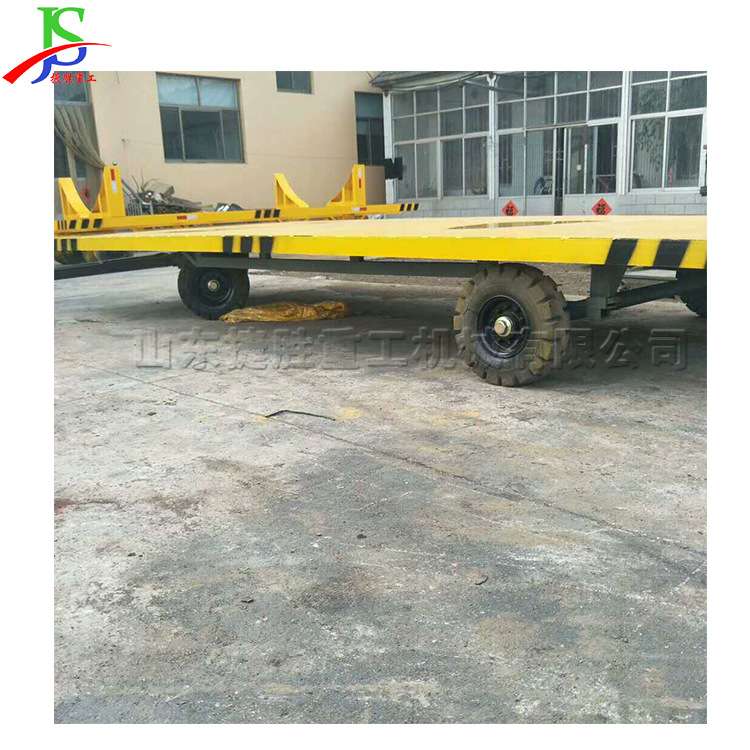 厂内运输平板拖车 港口码头集装箱用平板车 飞机场用行李平板车
