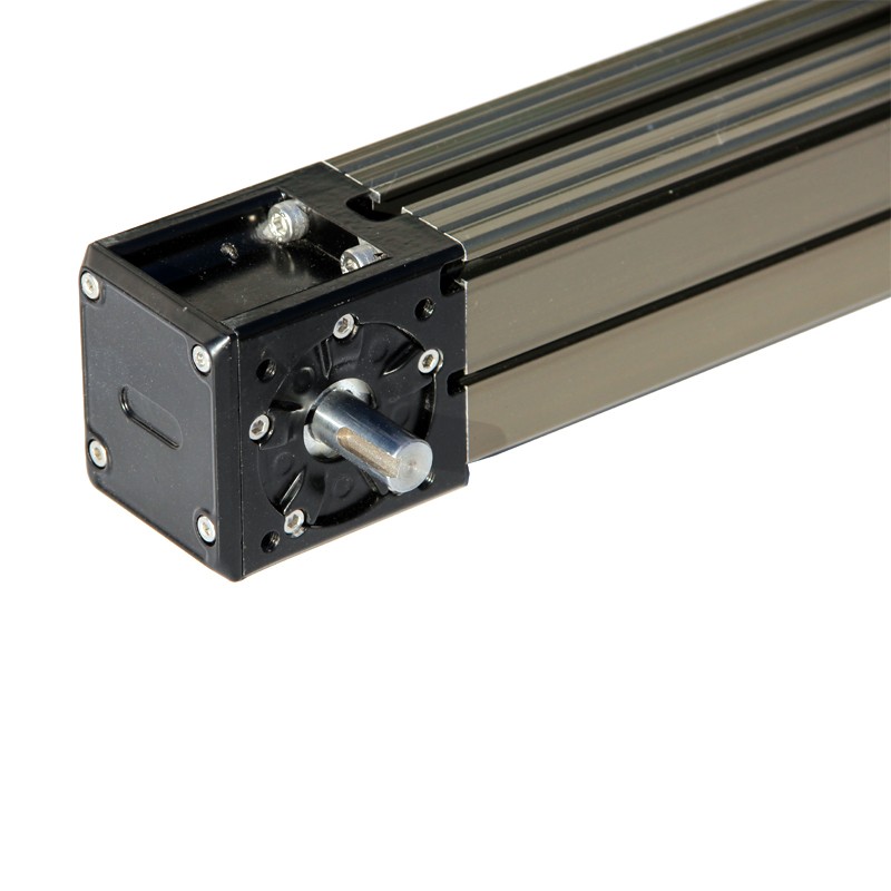 60型材高速密闭同步带导轨滑台模组86步进80伺服电机X适合喷漆机