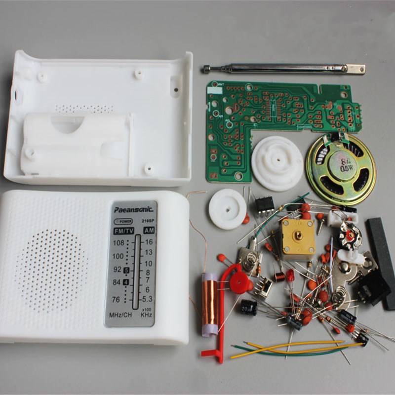 便携式调频调幅收音机DIY散件 CF210SP电子制作套件