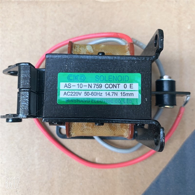 AS-10-N759 CKD牵引电磁铁 AS-10N 1.5KG 行程15MM 14.7N AC220V