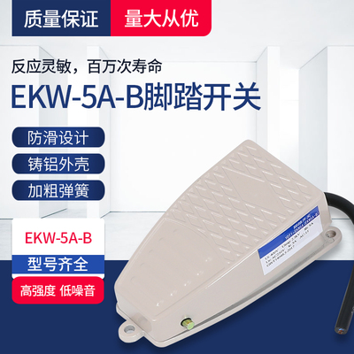 厂家直销EKW-5A-B,YBLT-EKW-5A-B脚踏板开关 踏板开关 点动开关