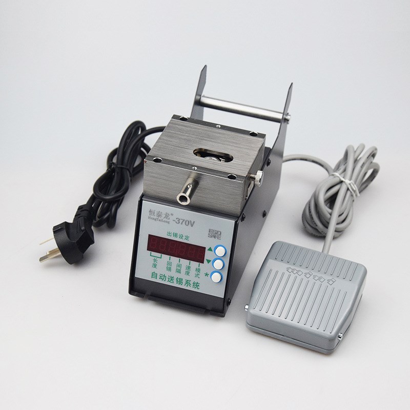 自动破锡机恒泰龙370V 数显功能剖锡机 出锡机送锡机 出锡管
