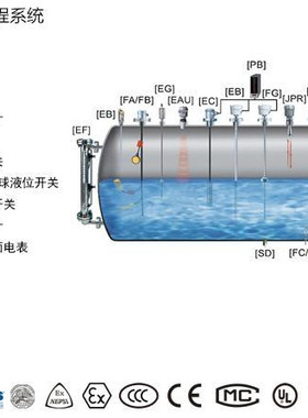 凡宜台湾fine-tek 技术指导选型安装  液位开关 电缆浮球FACC10