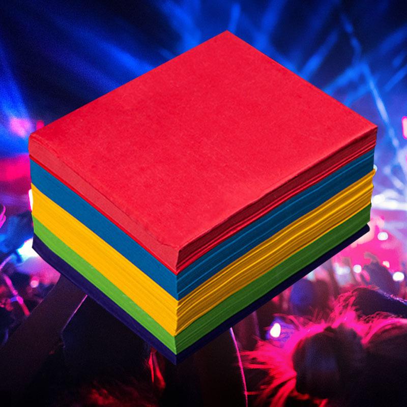 酒吧夜店KTV阻燃手抛纸气氛道具桃心固色无味道纸礼花网红爆款