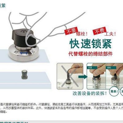 嵌入式 凸轮套QCTH QCTH0834-B 凸轮套  快速锁紧 转拇指型夹紧器