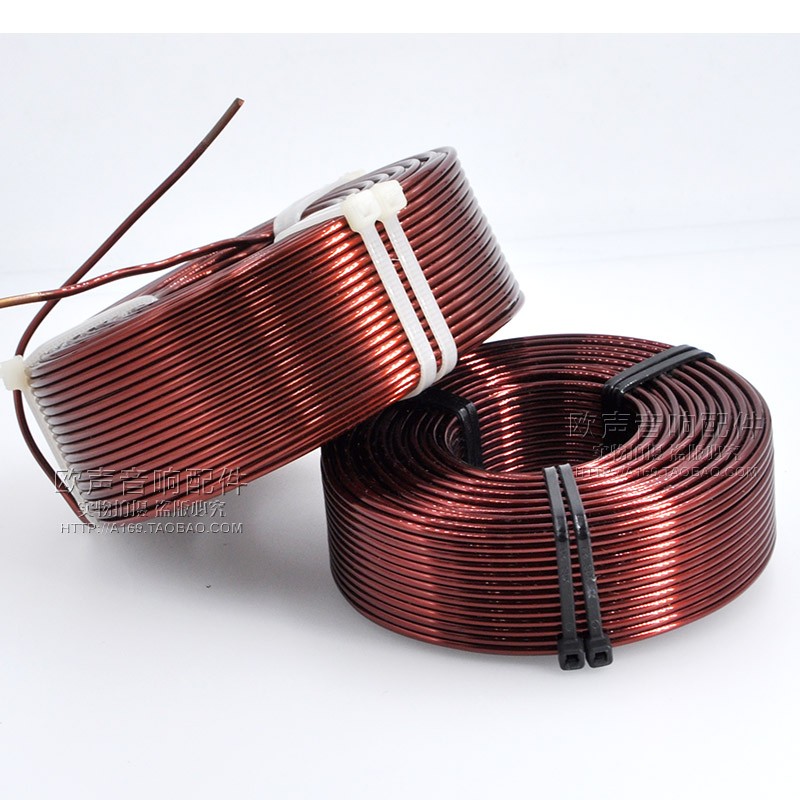 1.8mm空心电感分频器无氧铜线圈音响音箱大功率电感定制任意规格