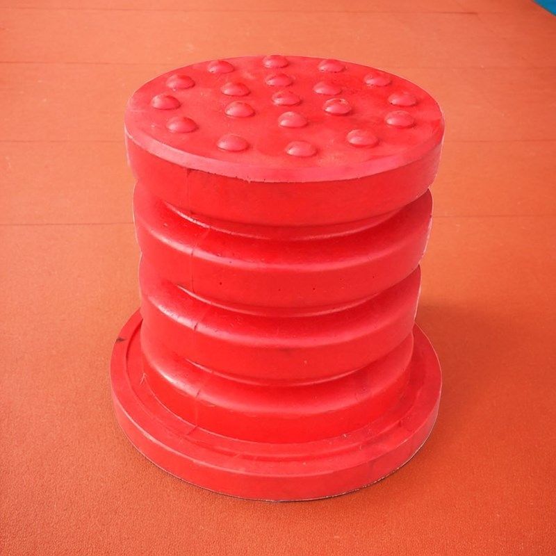 JHQ-B聚氨酯缓冲器行车起重机防撞器防撞块橡胶聚氨酯碰头缓冲垫