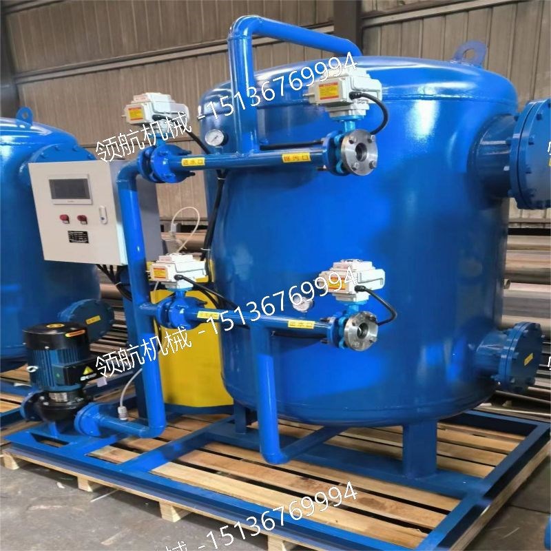 循环水旁滤装置 全自动旁流水砂滤器 高速砂滤旁滤器冷却水处理器