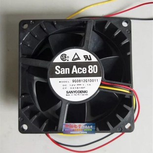 UPS电源3C10KS专用风扇8038 12V 9G0812G1D011 1.1A 8CM
