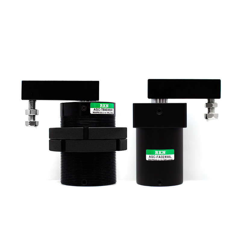 0度旋转全螺纹转角下压夹紧气缸ASC-TB/32/40/50-S/D/R/L/90/180