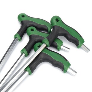 铬钒钢CR 金超旗舰店带柄T型内六角扳手 7字型内六角螺丝刀