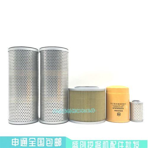 加藤挖掘机HD820-1-2-3 820R液压回油滤芯进油格先导管路保养配件