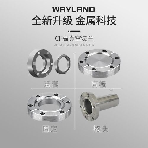 CF內焊刀口法兰 CF16 /25/35/50/CF63/80/CF100 螺纹 活套 盲板