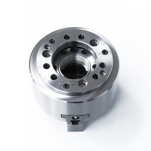 数控机床中空三爪液压卡盘动力夹头液压泵站油压夹头3H-06 08 10
