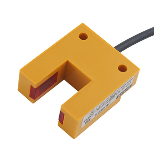 槽型U型红外光电传感器漫反射感应开关E3S GS15E4直流三线NPN常开