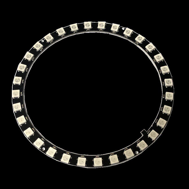 32位 WS2812B 5050 RGB LED 内置全彩驱动彩灯 圆形开发板