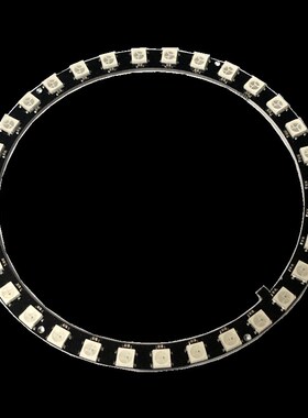 32位 WS2812B 5050 RGB LED 内置全彩驱动彩灯 圆形开发板