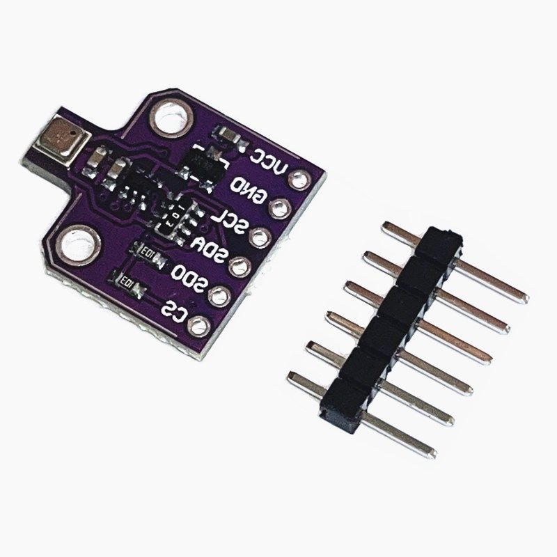 BME680温湿度气压感测器模块 温度湿度大气压力高度电路开发板