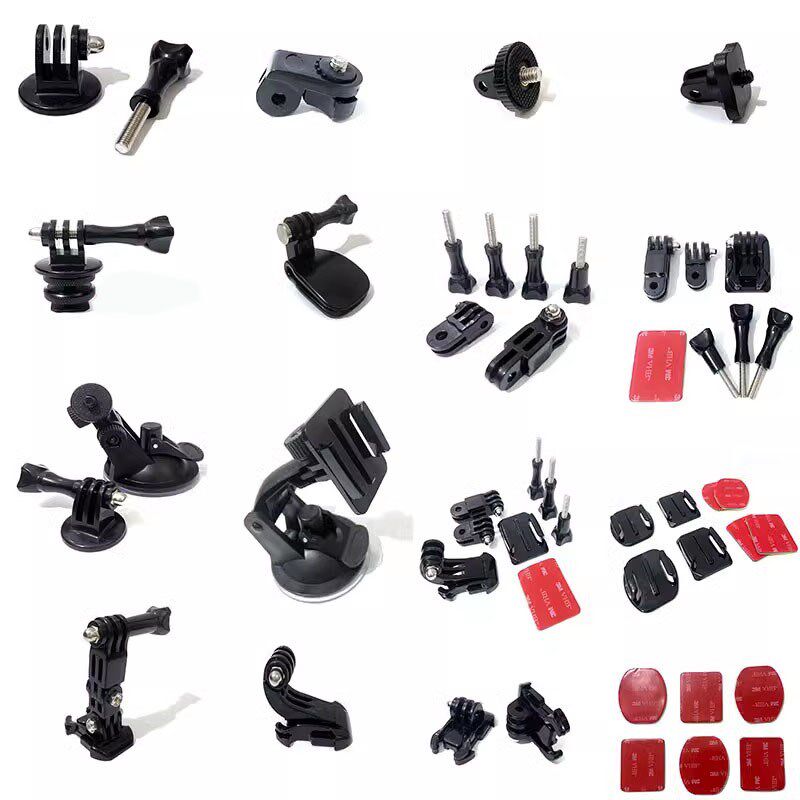 gopro配件运动相机快拆底座转接头背包夹卡扣连接件头盔固定支架