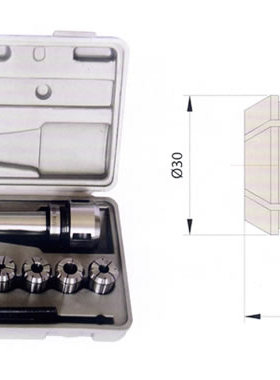 重型切削J7316B套装铣夹头钻夹头打孔钻孔攻丝夹套铣刀套筒