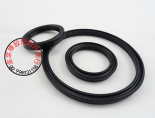 USH双唇型油封 丁腈橡胶液压密封圈 橡胶气封 上下往复运动密封件