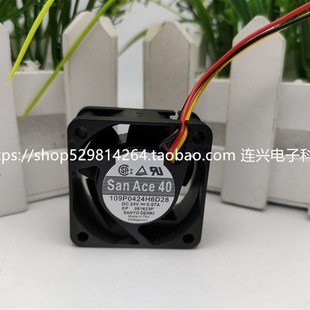 D28 Sanyo三洋4020 4cm变频器风扇109P0424H6D29 4厘米 0.07A 24V