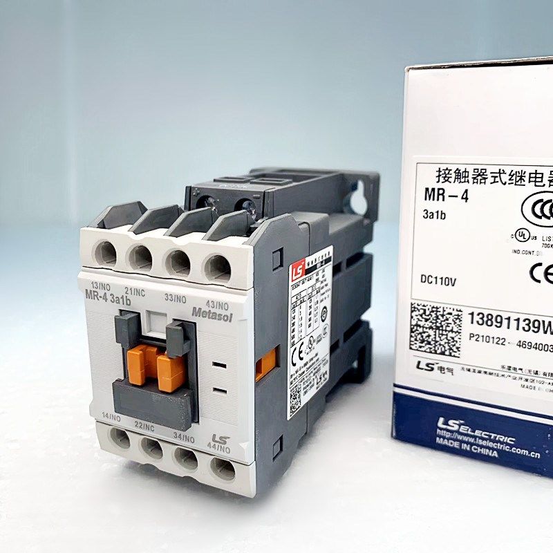 LS电气直流DC110V MR-4接触器GMR-4D接触器式继电器3A1B接触器