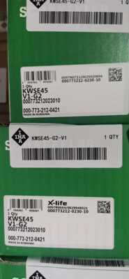 KWSE45G2V1新款标准件轴承钢滑块六排滚珠导轨德国INAKWSE45V1