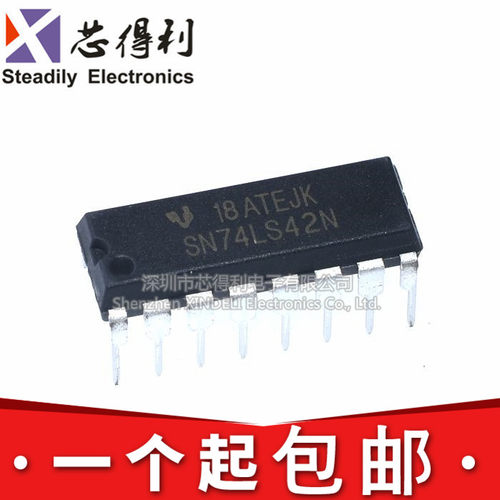 全新国产 74LS42 SN74LS42N HD74LS42P DIP-16 一十进制译码器