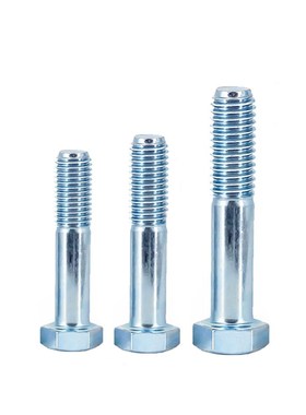 ISO4014半螺纹六角头螺栓8.8级镀锌半牙M6M8M10M12M14M16M20M24