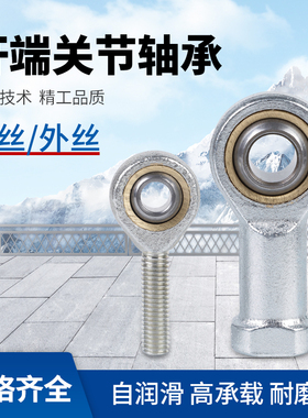 POSA鱼眼接头杆端关节轴承SA3SIL4 5 6 8SAL10SI6T/K PHSA SA8T/K