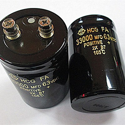 全新63V33000UF 22000UF50V80V100V音频大功放滤波电容 50X80/105