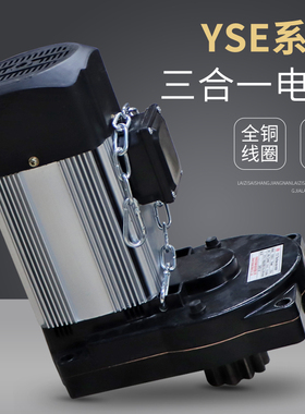 三合一软启动电机YSE系列 YSE80-6/0.8KW YSE90-6/1.5KW 驱动装置