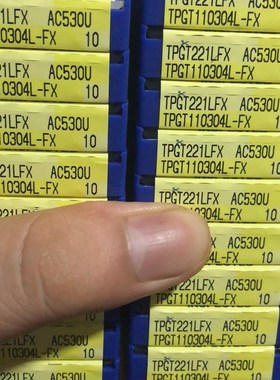 正宗日本住友数控刀片TPGT110304L-FX AC530U 加工不锈钢