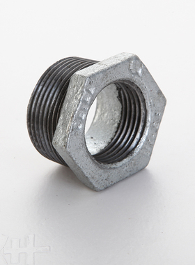 镀锌补芯 内外丝变径接头 镀锌管件 玛钢管件 补心 DN25 32 40 50