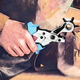 腰带皮带打孔器男家用皮具包带打眼器打扣多功能女裤带打洞打孔钳