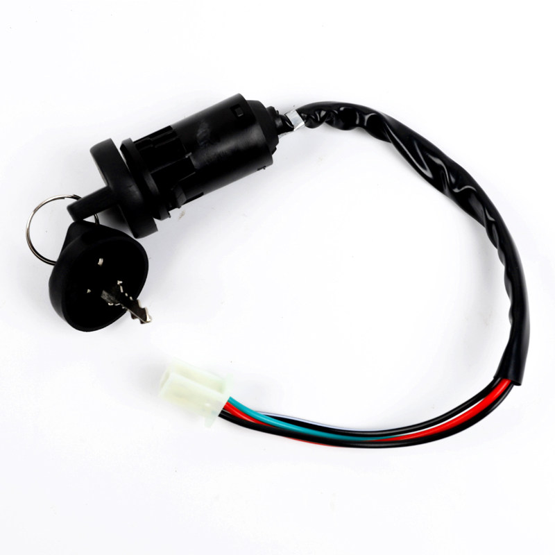 越野摩托车配件 通用小高赛ATV沙滩车通用启动点火开关电门锁钥匙