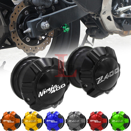 适用川崎忍者NINJA400 Z400改装起车螺丝钉后轮起车架驻车球配件