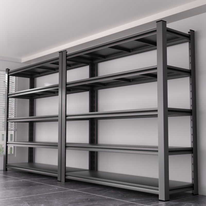 家用置物架货架落地多层厨房阳台仓储藏室杂物间商用钢制收纳架子